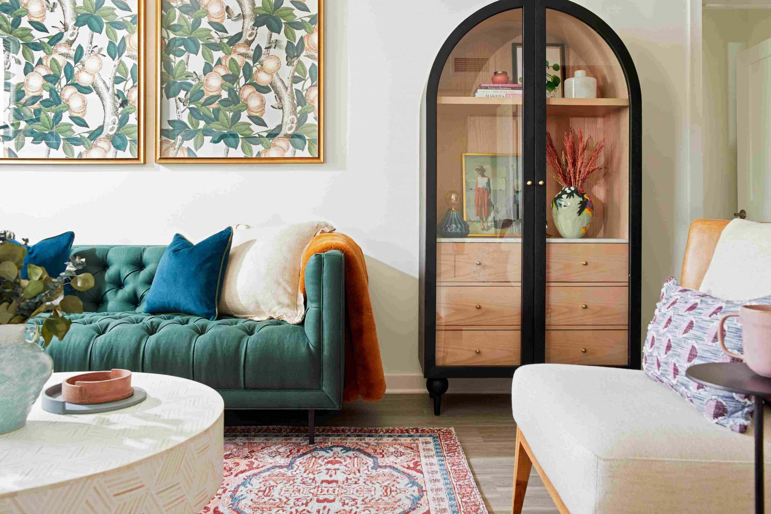 Luxury apartment with modern furniture and design features